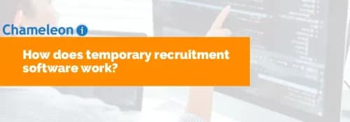 How does temporary recruitment software work?