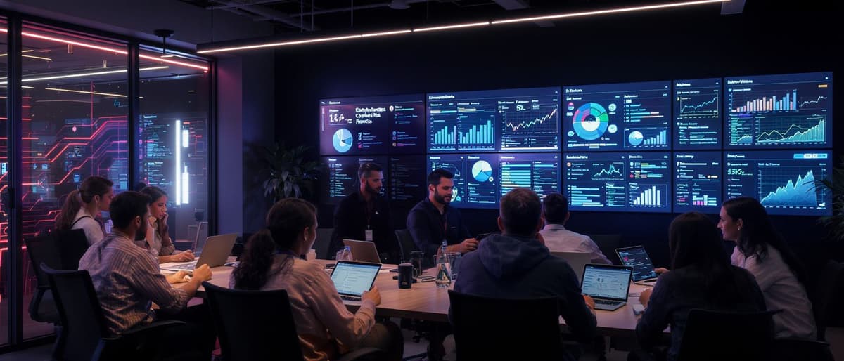 Recruiters using Chameleon-i recruitment CRM in a modern office setting, collaborating on candidate pipelines and hiring workflows.
