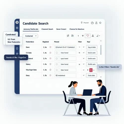 Candidate Search Grid Updates