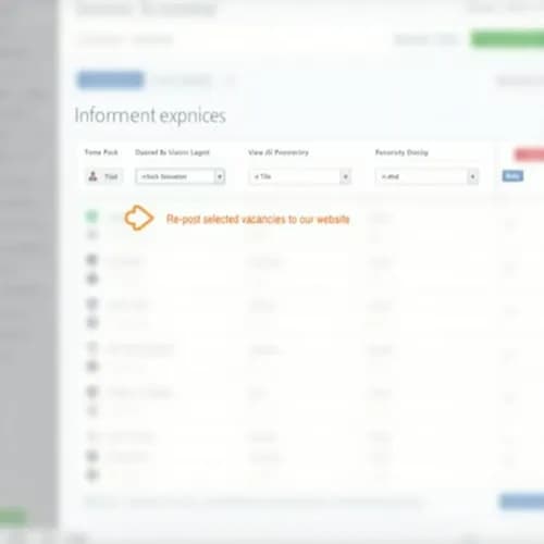 Reposting Vacancies to Chameleon-i Integrated Websites