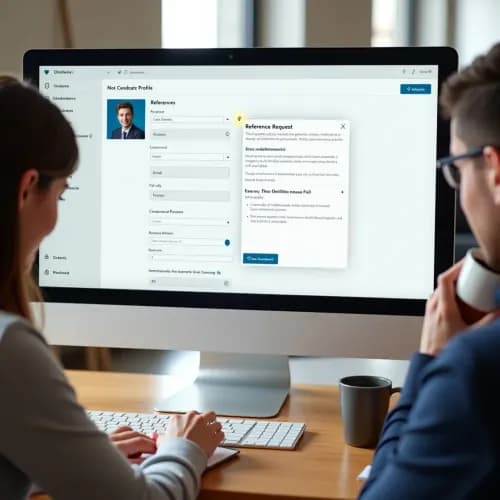 The Candidate Record reference request email